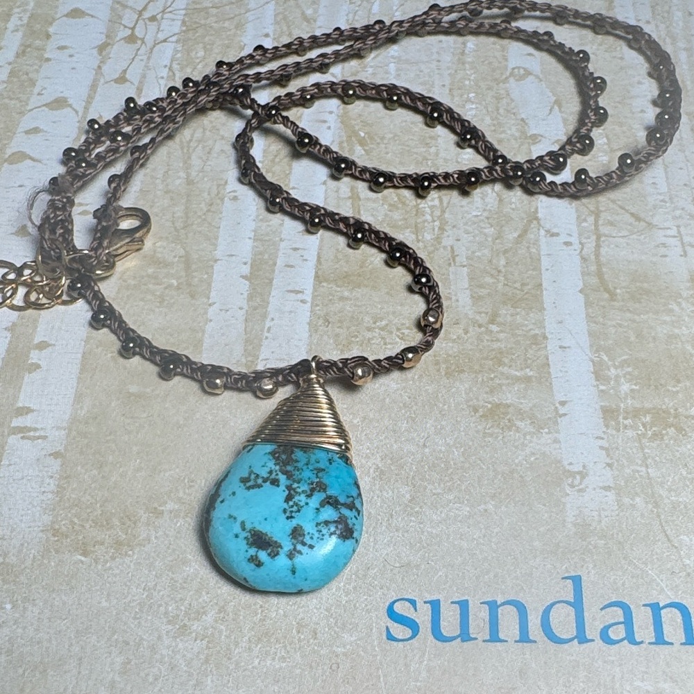Sundance Turquoise and Silver Necklace
